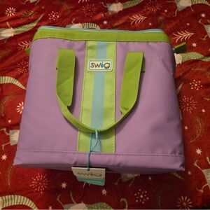 Swig Cooler Purple and Green